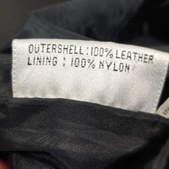 Global Identity Vintage Black Leather Pencil Skirt size 3 - Picture 4 of 7